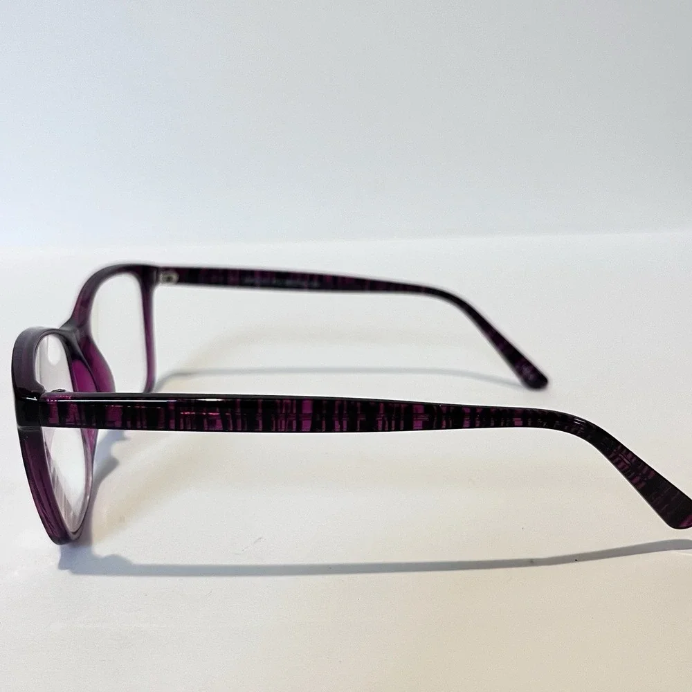 Eyeglasses Frame‎ WP8101 PU Women's Purple Plastic Full Rim Square 52-15-135